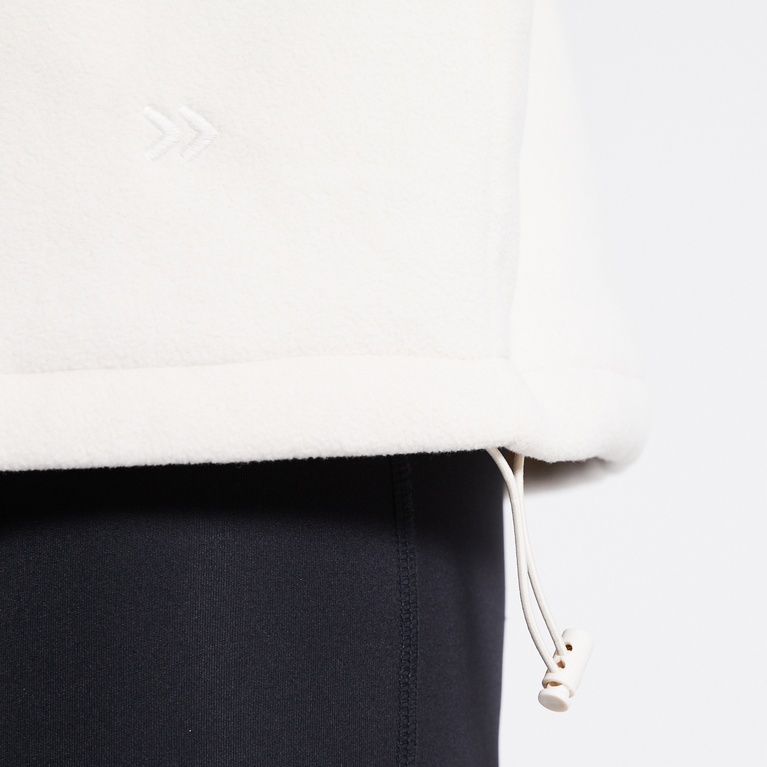 Fleece sweater "Fleece" Soft White